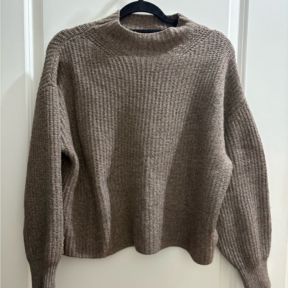 Old Navy Taupe Turtleneck Sweater
